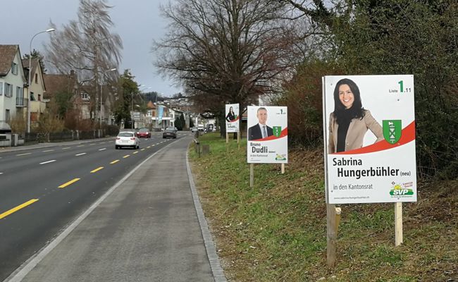 Wegen Kantonswappen: SVP muss im Wahlkreis Wil alle Plakate überkleben