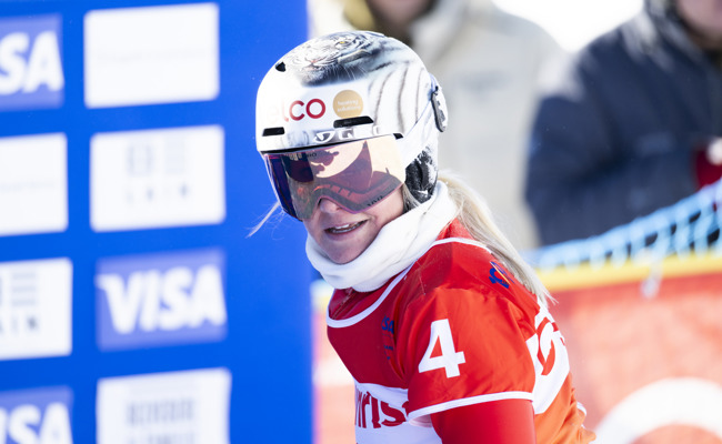 Haarscharf: Für Julie Zogg war im Achtelfinale Schluss