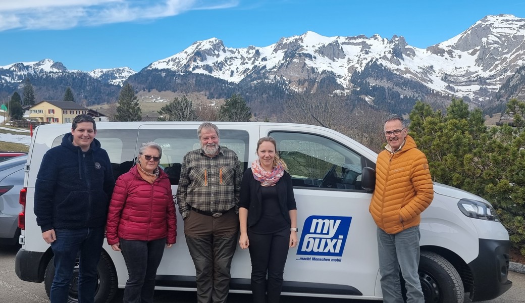 Vorstand Mybuxi Ostschweiz (von links): Yves Althaus, Adi Lippuner, Peter Tanner, Vivien Stump und Armin Müllhaupt.