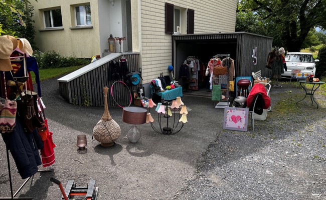 Erster Garagenflohmarkt war ein voller Erfolg