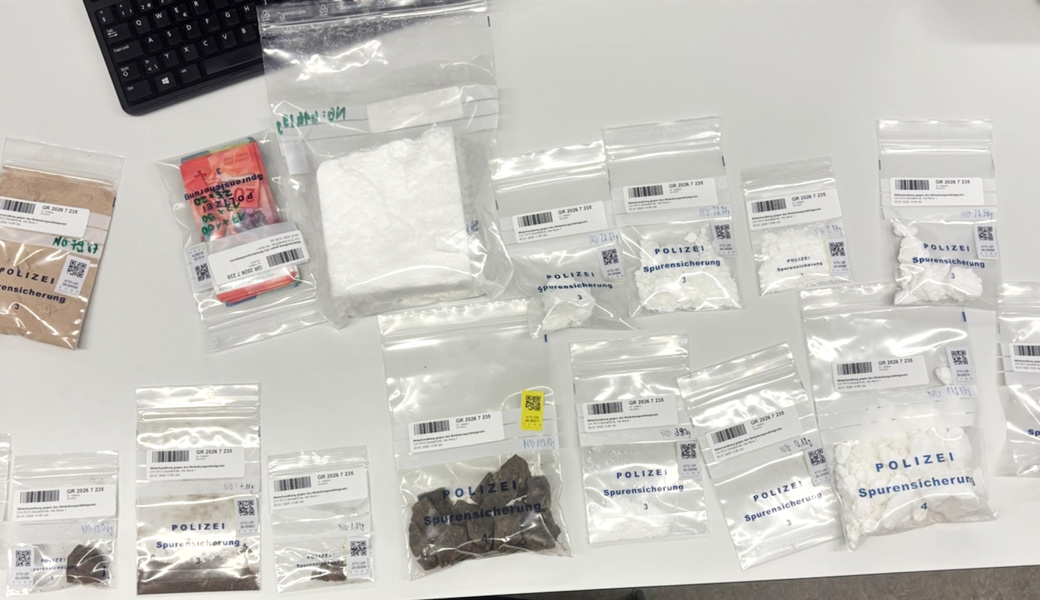 Über 1,5 Kilo Drogen gefunden – Polizei schnappt mutmassliche Dealer