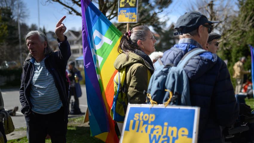 Der Friedensweg in Heiden vor zwei Jahren stand im Zeichen des Ukraine-Konflikts.