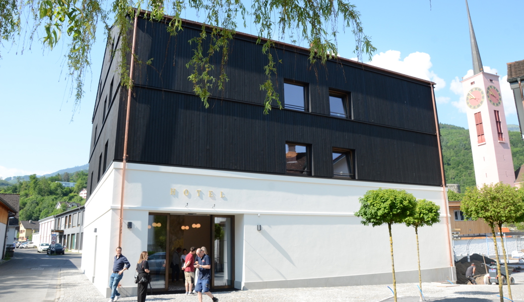 Das Boutique-Hotel neben dem Gasthaus Traube begrüsst am Montag seine ersten Gäste.