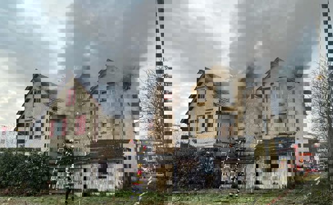 Unbekannte Brandursache: Leerstehendes Haus in Altstätten gerät in Brand