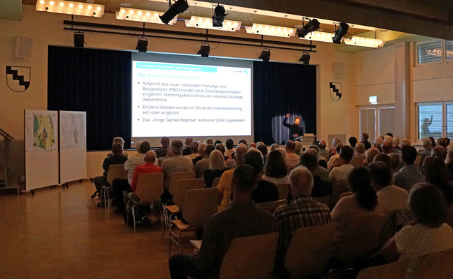 Gemeinde unterstreicht mehr Spielraum bei Ortsplanungsvorlage