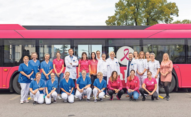 Als Team gegen Brustkrebs kämpfen