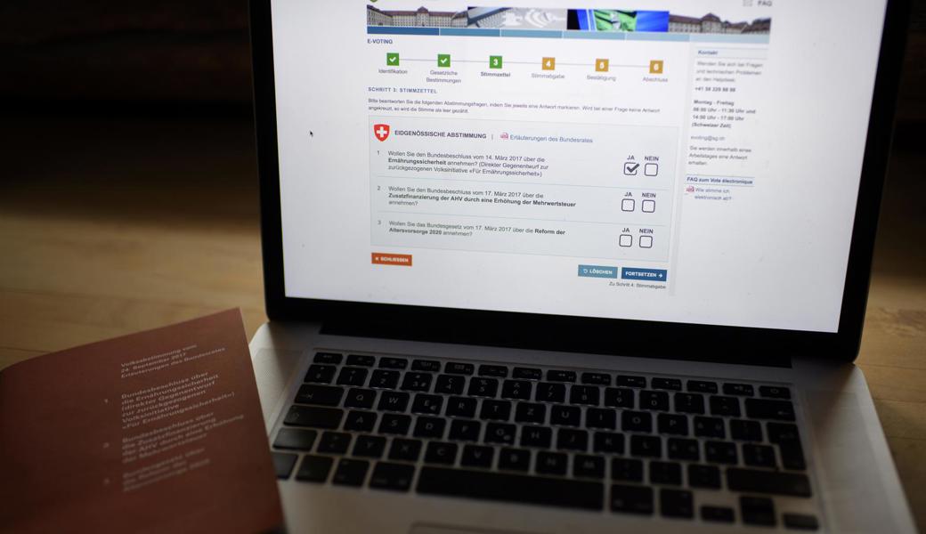 Elektronische Stimmabgabe: In Grabs zwei Prozent, in Buchs noch gar nicht