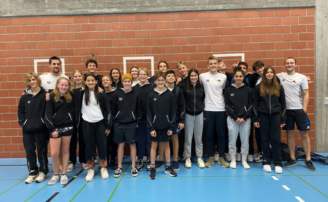 Das Schwimmteam vom SC Flös ist mit fünf Titelgewinnen heimgekehrt