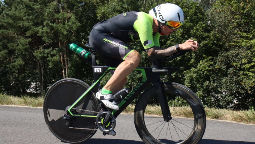  Trainingseinheit auf der Originalstrecke: Der in Buchs aufgewachsene Robert Vuketic. 