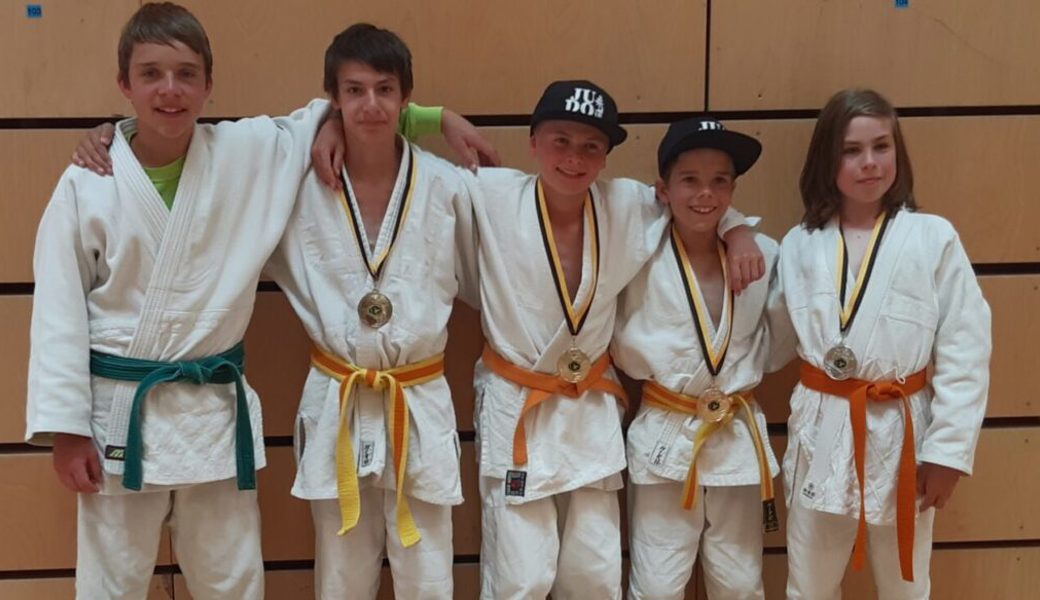 Zeigten im Ausland ihr Können: Die Buchser Judokas. 
