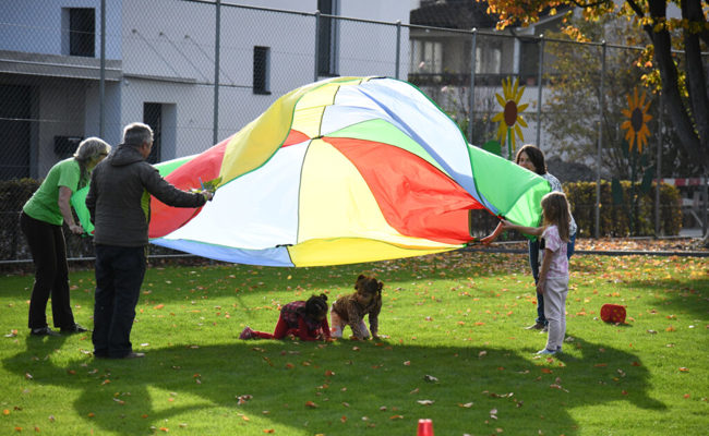 Ein Anlass für die ganze Familie: Am Luftfest war der Name Programm