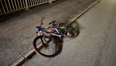 Kollision zwischen zwei angetrunkenen Velofahrern