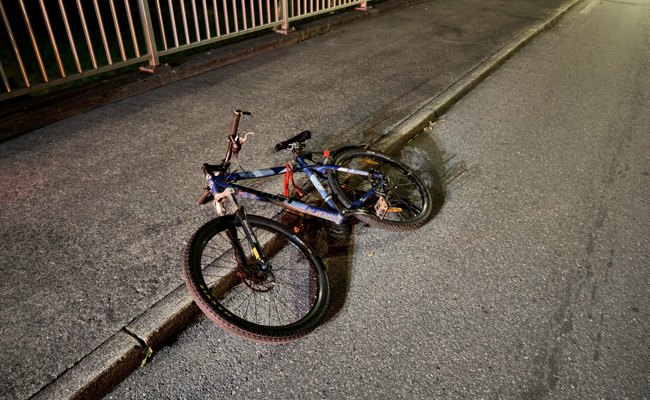 Kollision zwischen zwei angetrunkenen Velofahrern