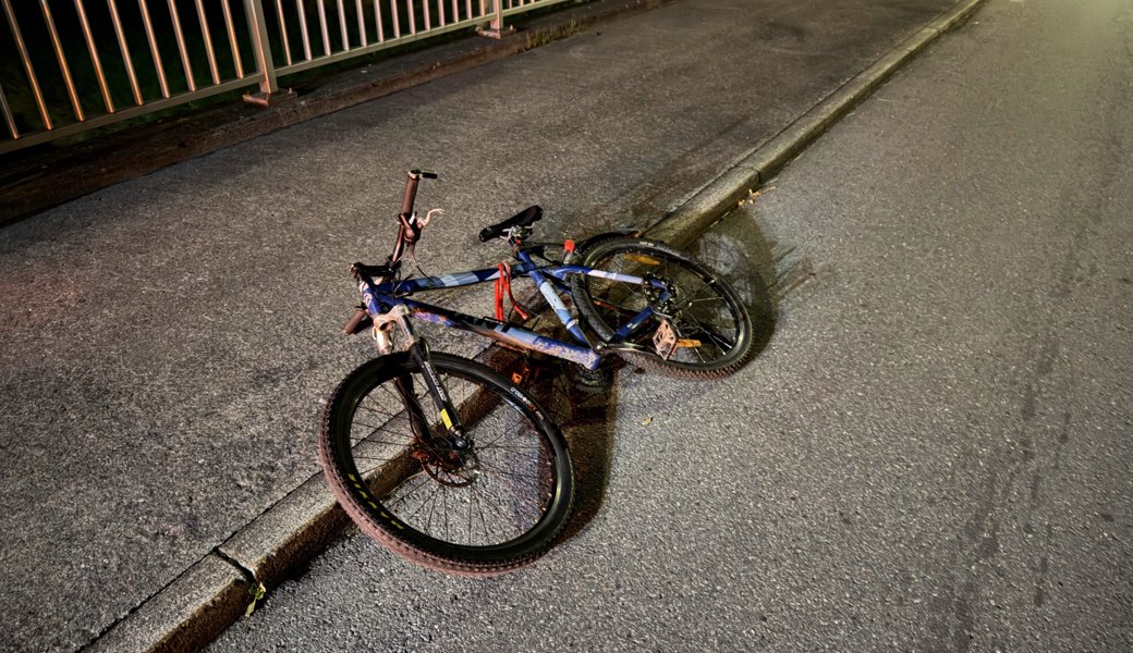 Kollision zwischen zwei angetrunkenen Velofahrern