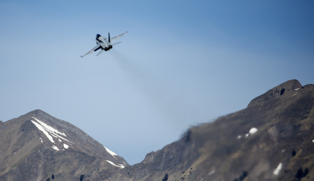 Haben am Donnerstagvormittag die Wände in der Region wackeln lassen: Zwei Kampfjets der Schweizer Armee. 
