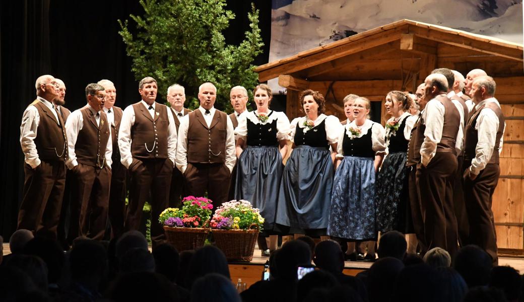 Der Jodelklub Alvier hat zur Unterhaltung eingeladen.