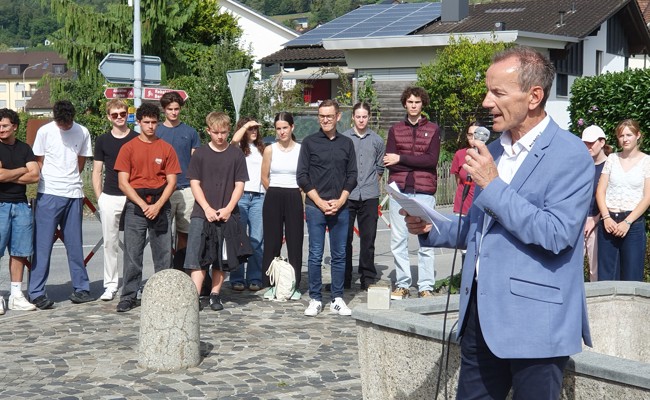 Opfer von Nazi-Willkür: Stolperstein für Jakob Lütschg