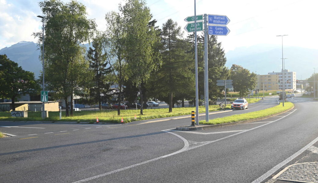 An dieser Stelle ereignete sich der Unfall. Die Polizei sucht Personen, die Angaben zum Unfall machen können. 