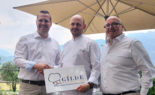 «Schlössli»-Wirt in die Gilde etablierter Schweizer Gastronomen aufgenommen
