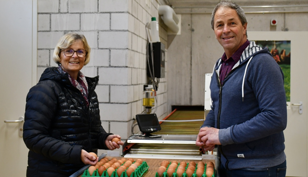 Helene und Mathias Tischhauser haben ihren Betrieb 2019 auf Bio umgestellt. 
