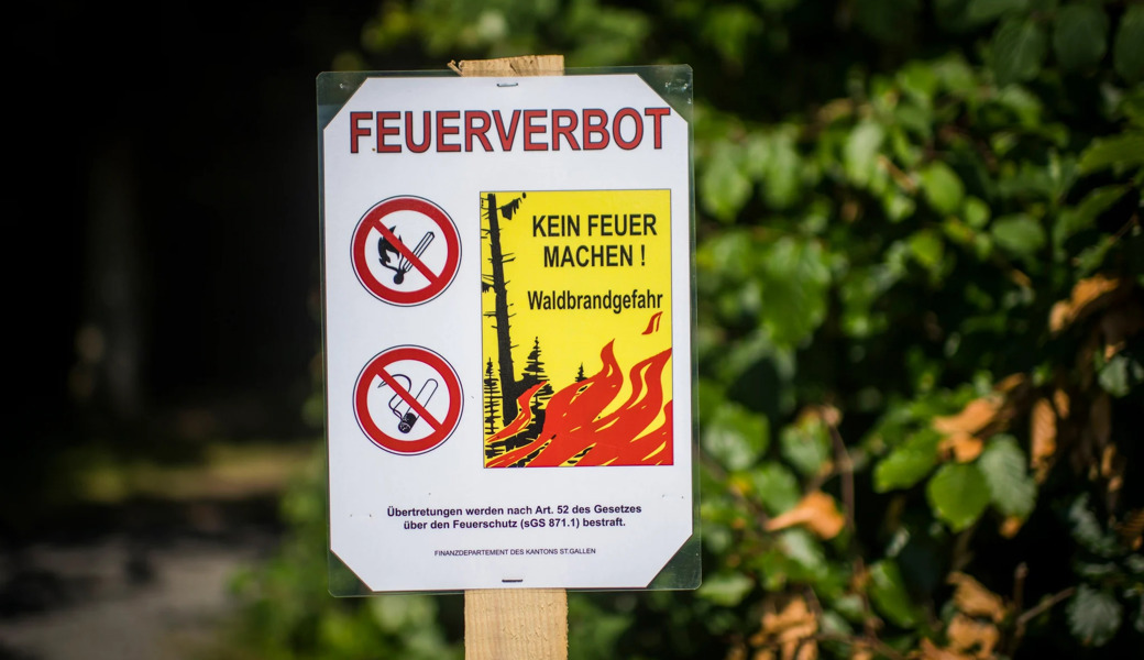 Im obersten Toggenburg ist das Feuerverbot bereits wieder zurück