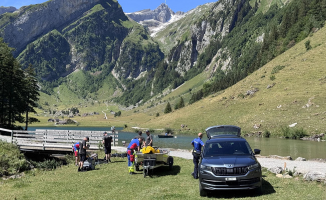 Update: 19-jähriger Schwimmer im Seealpsee vermisst – Rettungskräfte ziehen sich zurück