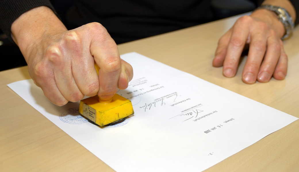 Grundbuchgeschäfte: In andern Kantonen schauen, was man noch verbessern könnte, fordert Peter Gabathuler.