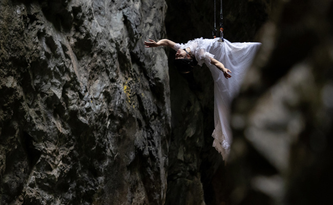 Traumhafte Performance in der Taminaschlucht