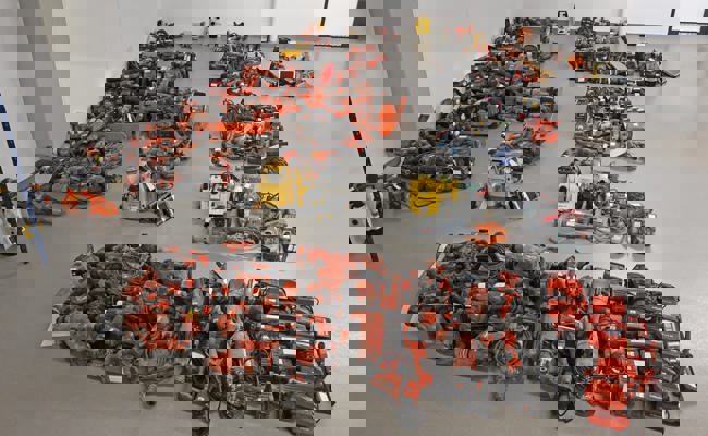 Hunderte geklaute Hilti-Werkzeuge sichergestellt