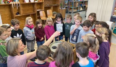 Gamser Kindergartenkinder durften Kerzen ziehen