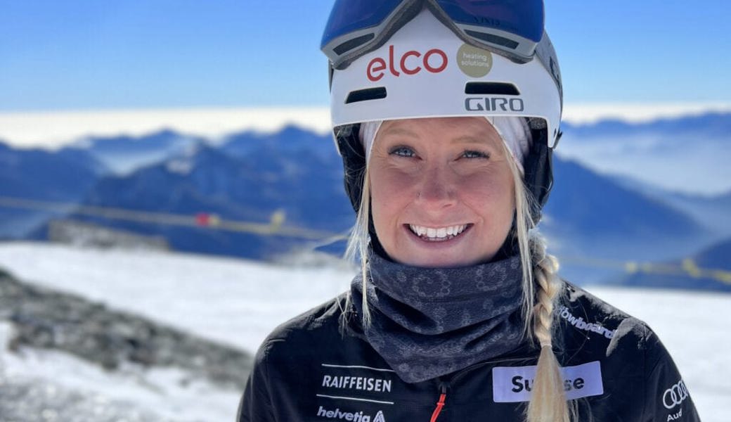  Zweiter Podestplatz der Saison: Julie Zogg erreicht mit Dario Caviezel im Teambewerb Platz drei in Bad Gastein (Österreich). 