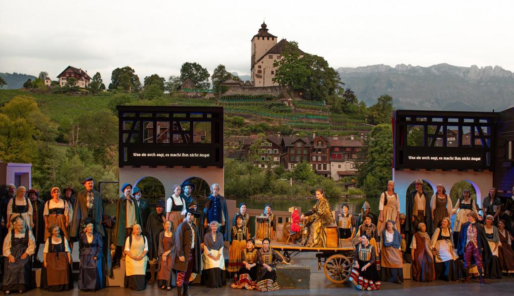 Ein Spektakel unter freiem Himmel: Die Werdenberger Schloss-Festspiele faszinierten und begeisterten das Publikum vollends.