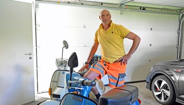 Rocco Sammartino und seine zwei rollenden Schmuckstücke