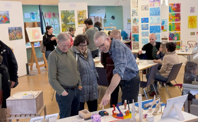 Volles Haus an der Werkschau der Bildschule