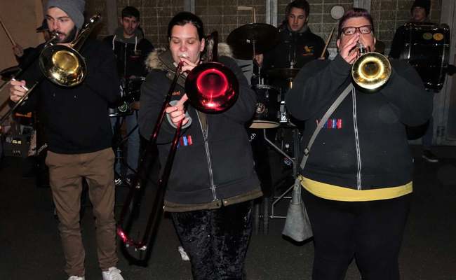 Eröffnung Gamser Fasnacht: Nach fast zwei Jahren endlich wieder ein Auftritt
