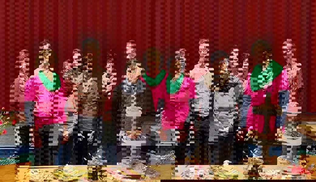  Das Vorbereitungsteam freute sich über die grosse Teilnahme am ersten «Sunntigs-Zmorge» in der Herz-Jesu-Pfarrei Buchs-Grabs. 