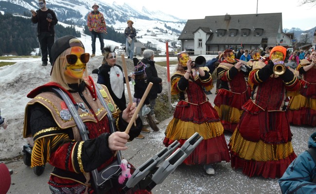 Wenig Umzug, viel Charme: Fasnacht im obersten Toggenburg