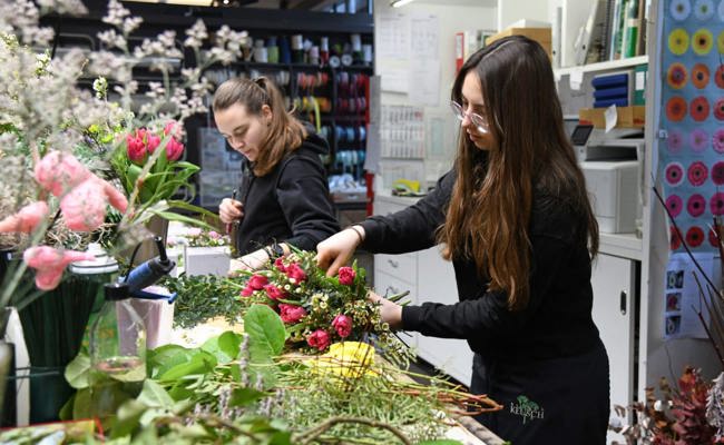 Wichtigster Tag im Jahr: Hunderte Blumensträusse für den Valentinstag