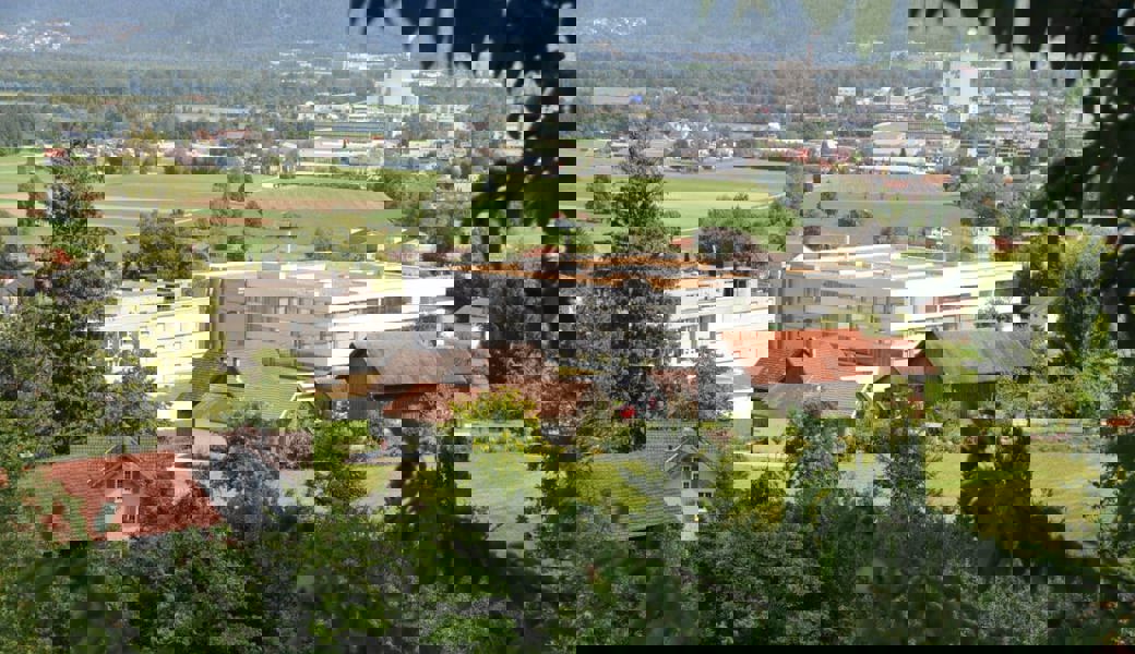  Blick auf das Spital Grabs, einem Standort der aktuellen Spitalregion Rheintal Werdenberg Sarganserland. 