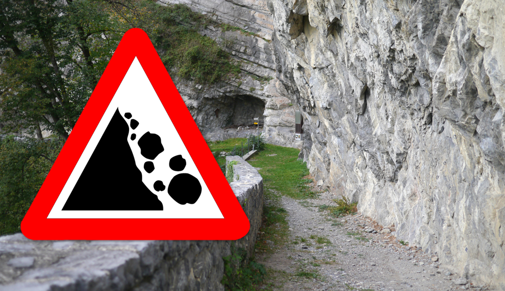 Die Alte Schollbergstrasse ist wohl erst wieder Ende September oder Anfang Oktober begehbar.