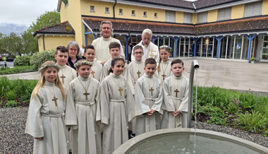 Erstkommunikantinnen und Erstkommunikanten aus Grabs.