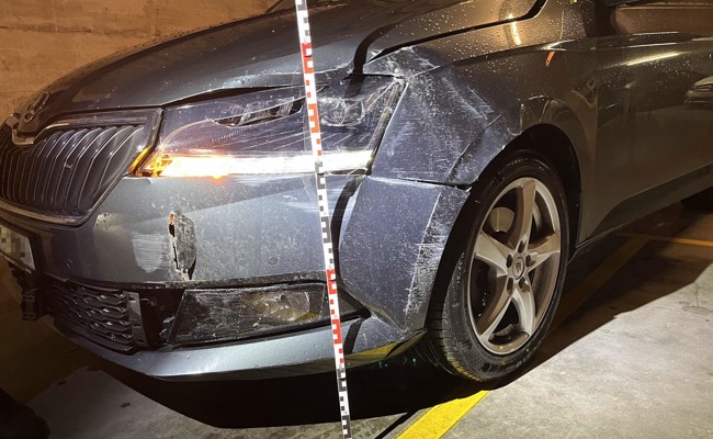 Rentner fährt nach Unfall nach Hause, ohne sich zu melden