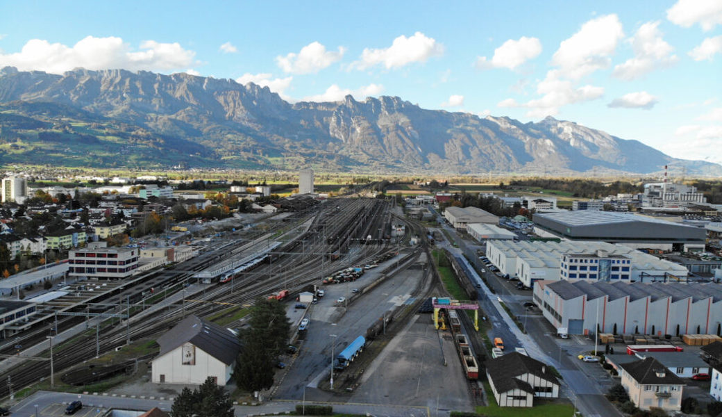  Im Bahnhof Buchs entgleiste ein Güterwagen. 