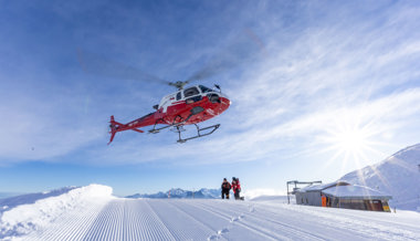 Lawinen sprengen für sichere Pisten