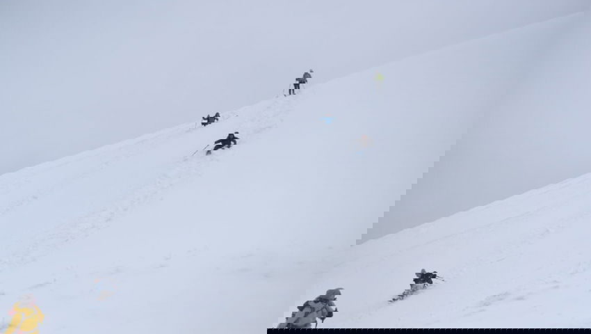  Der Abstieg bringt auch einige Tücken mit sich. 