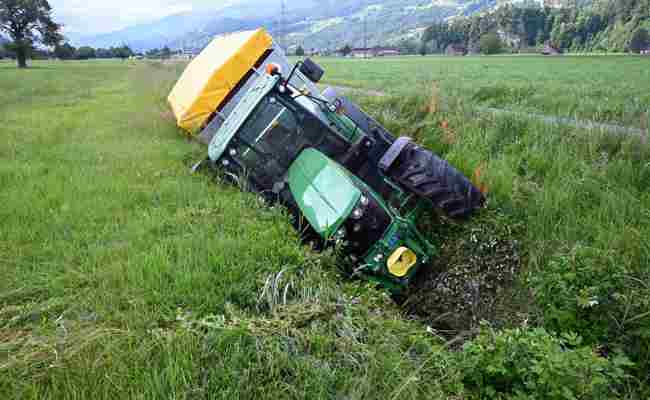 Traktor gestohlen, verunfallt, geflohen: 36-Jähriger festgenommen