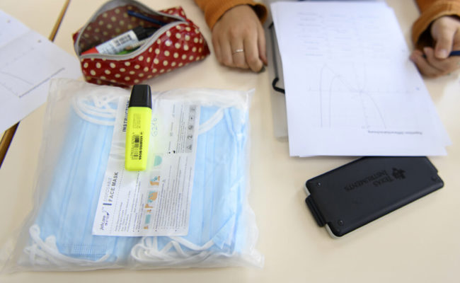 Nach dem Weihnachtsferien gilt ab 3. Januar Maskenpflicht ab der vierten Primarklasse