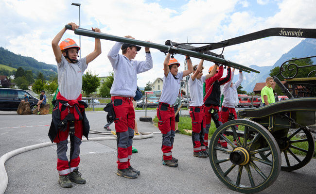 1683 Höhenmeter überwunden: Jugendfeuerwehren schaffen Weltrekord