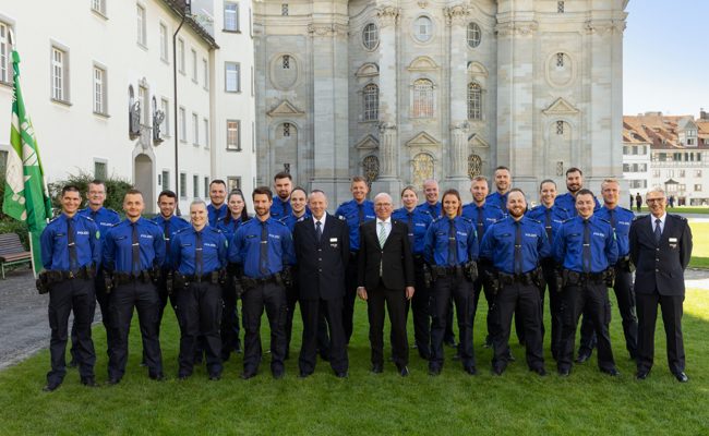 14-köpfige Verstärkung für die Kantonspolizei