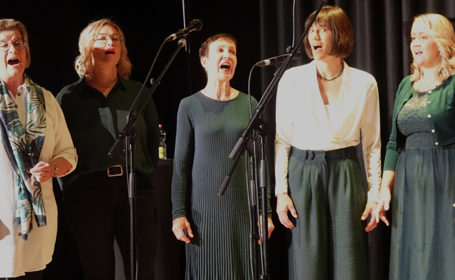Die pure Lust am Singen zelebriert